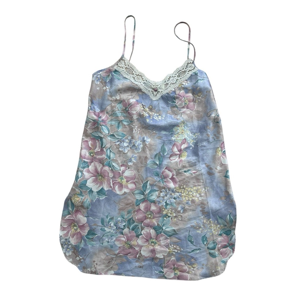 Vintage California Miss Slip Dress‎ Size Small Nightgown Short Lingerie